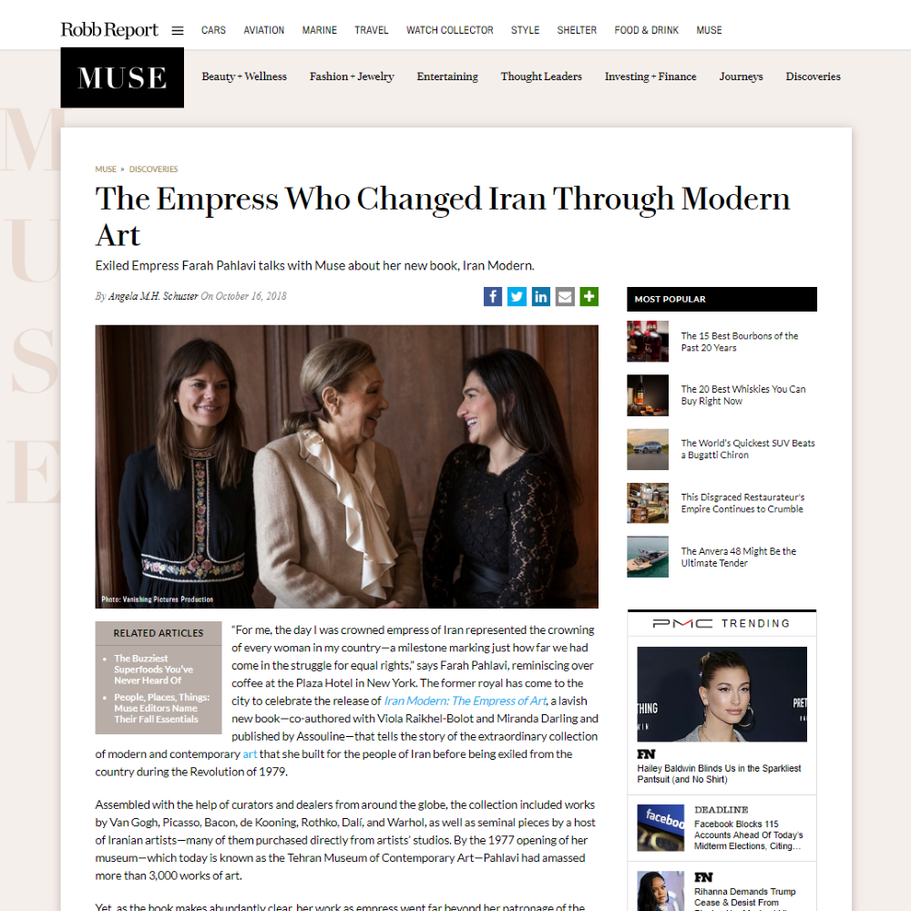 The Empress Who Changed Iran Through Modern Art